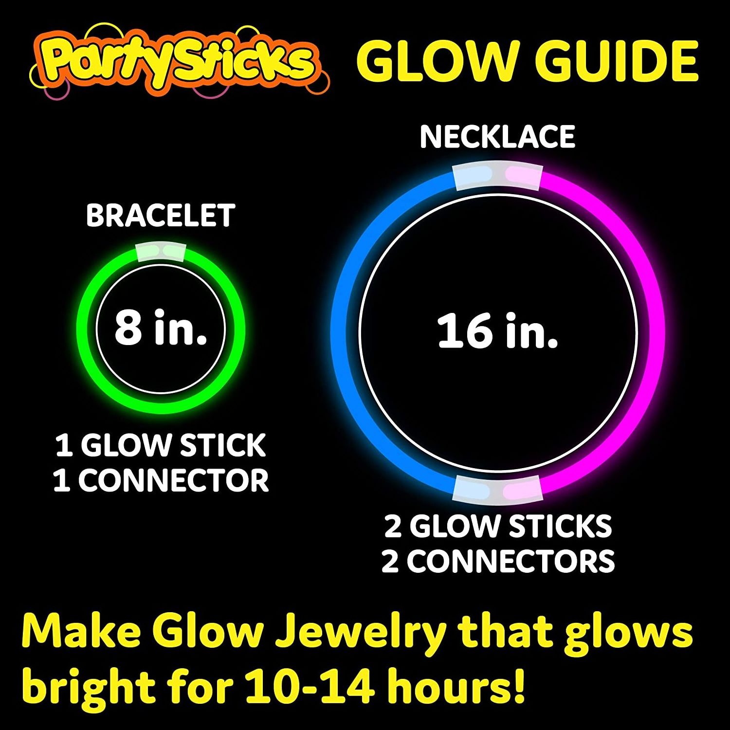 Nicro 8 Inch Glow Stick Pack Kids Child Factory Neon Party Supplies Luminous Led Bracelet Necklace Glasses Light Stick