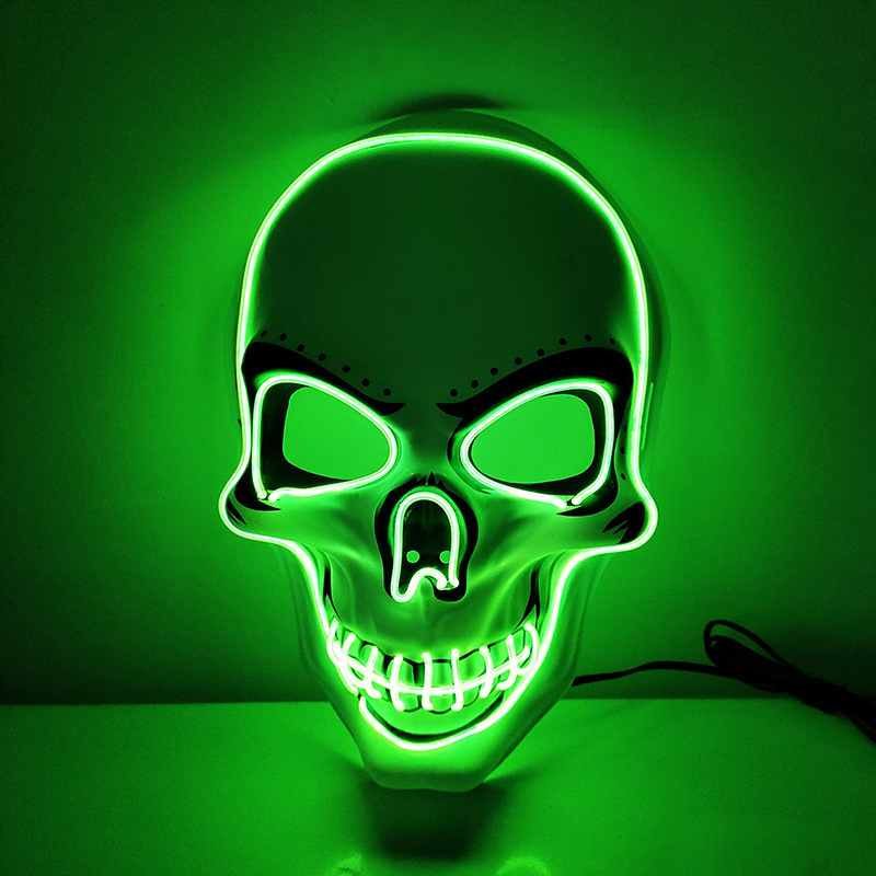 Nicro LED Light Mask Terror luminous for costume digital adult Halloween Helloween mask  programmable Disguise mask