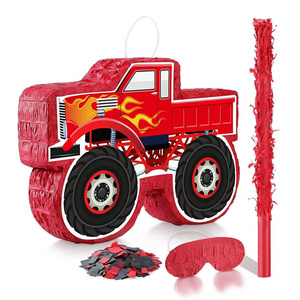 Nicro Red Monster Trunk Shaped Themed Party Favors Pinata Kids Pinata Kids Birthday Celebrations Decoration Party Supplies