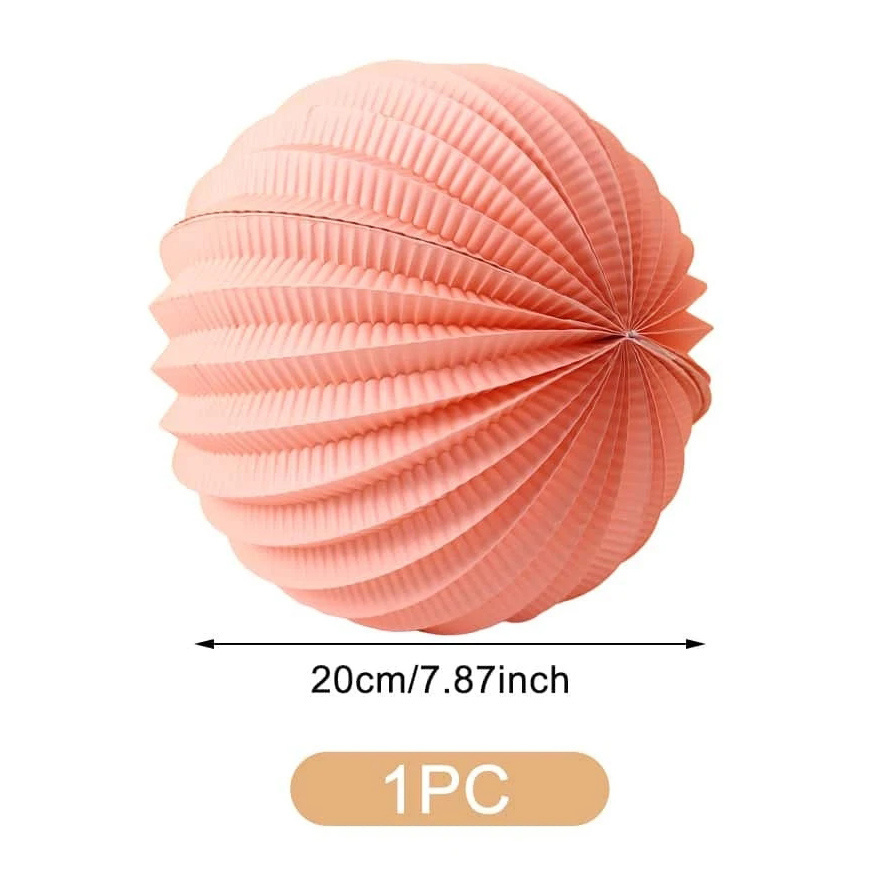 Nicro Peach Bulk Honeycomb Party Watermelon Shaped Party Hanging Wall Background Decorations Chinese Poms Paper Lantern Ball