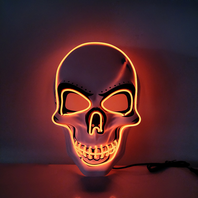 Nicro LED Light Mask Terror luminous for costume digital adult Halloween Helloween mask  programmable Disguise mask