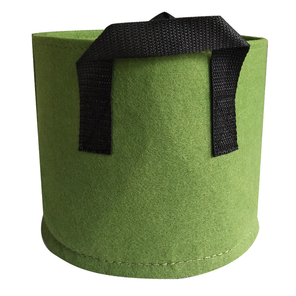 Nicro Non Woven Fabric Pots 5-Pack 3 5 7 10 20 100 Gallon Felt Fabric Garden Pot Felt Plant Growing Bag