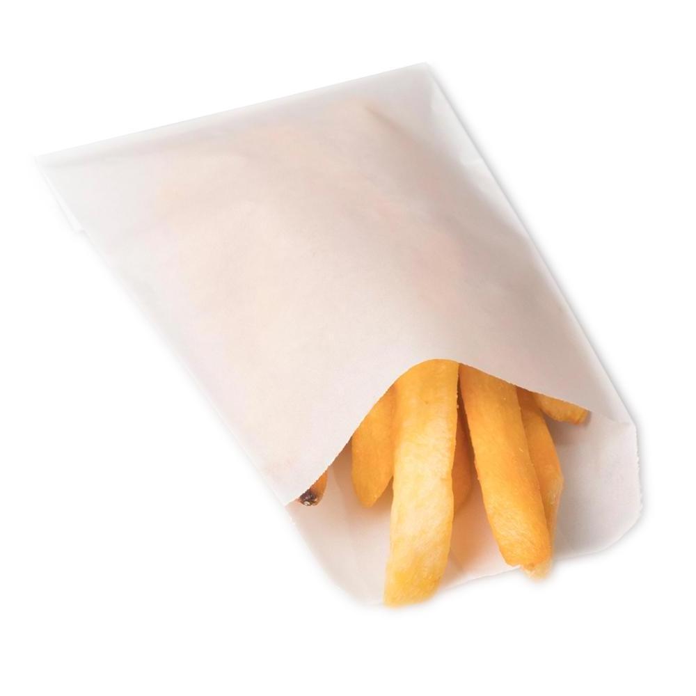 Glossy mini wax coated paper bag, small paper bag for snack