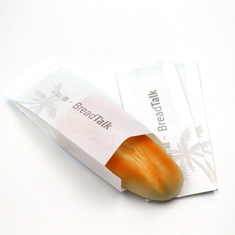 Glossy mini wax coated paper bag, small paper bag for snack