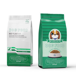 Custom Printed Quad Seal Package/Aluminum Foil Side Gusset Dog Pet Food Packaging  Bag