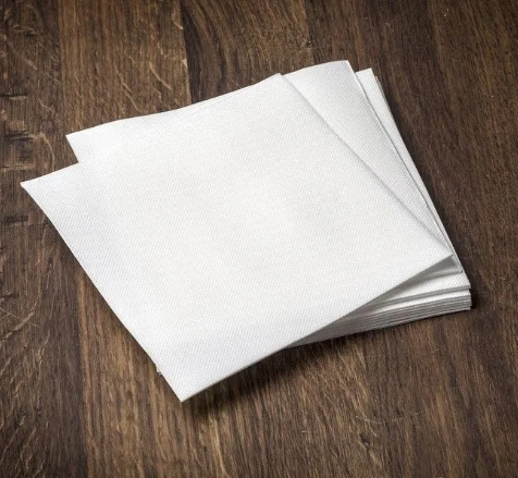 Luxury 40*40 Linen Feel Guest Dinner Towels Party Wedding Soft Absorbent Hand Airlaid Folded Tissue Paper Napkins Custom