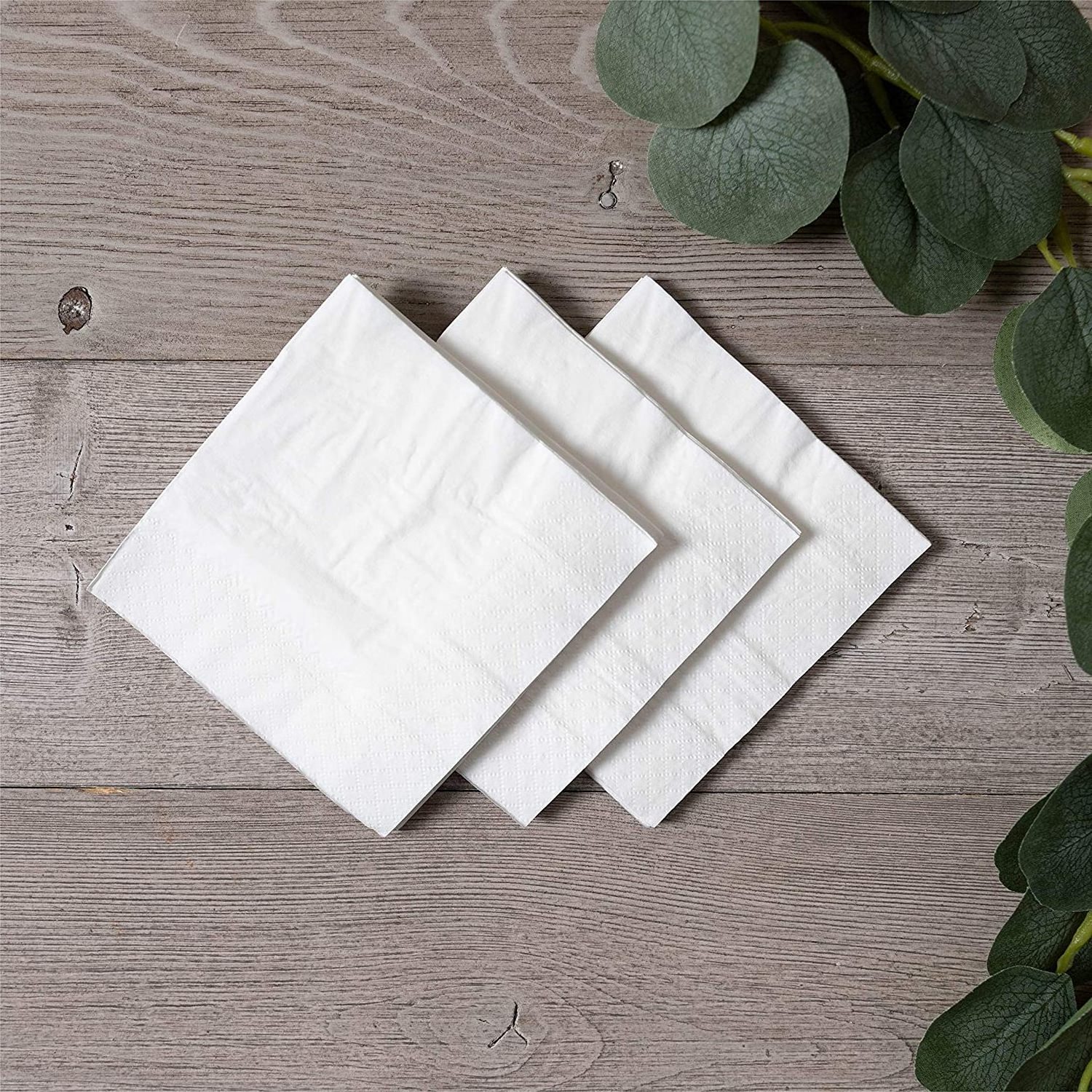 Luxury 40*40 Linen Feel Guest Dinner Towels Party Wedding Soft Absorbent Hand Airlaid Folded Tissue Paper Napkins Custom