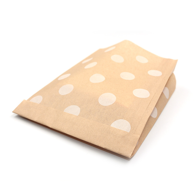 food safe custom wedding / birthday party favor treat small brown gift paper bags for candy / cookie