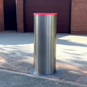 Anti-Terror Protection Steel Hydraulic Lifting Bollard Driveway Safety Post Mall Entrance Street Automatic Electric Bollards