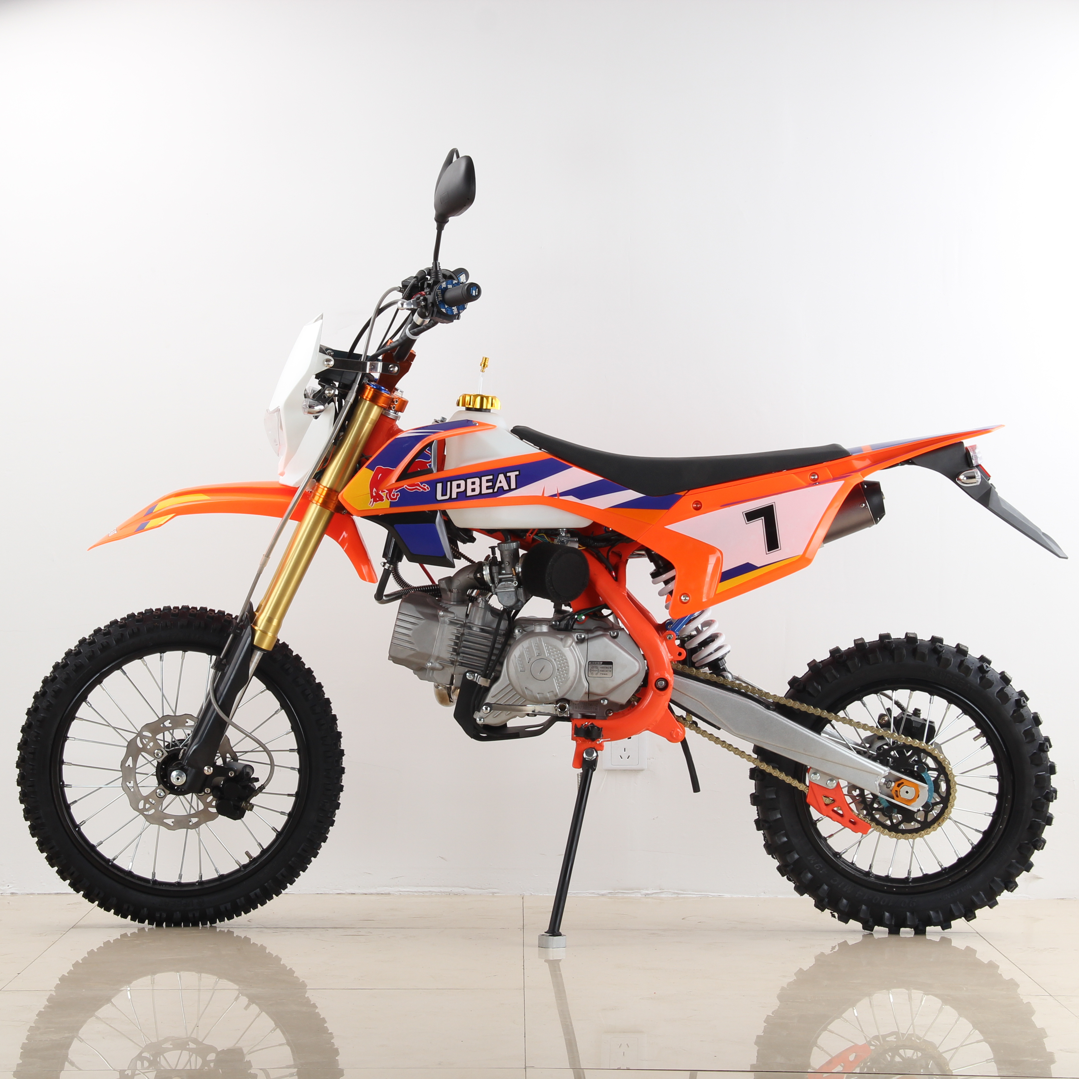 Upbeat 2022 125cc Cheap Super Moto Pit Bike Motorcycle Dirt Bike