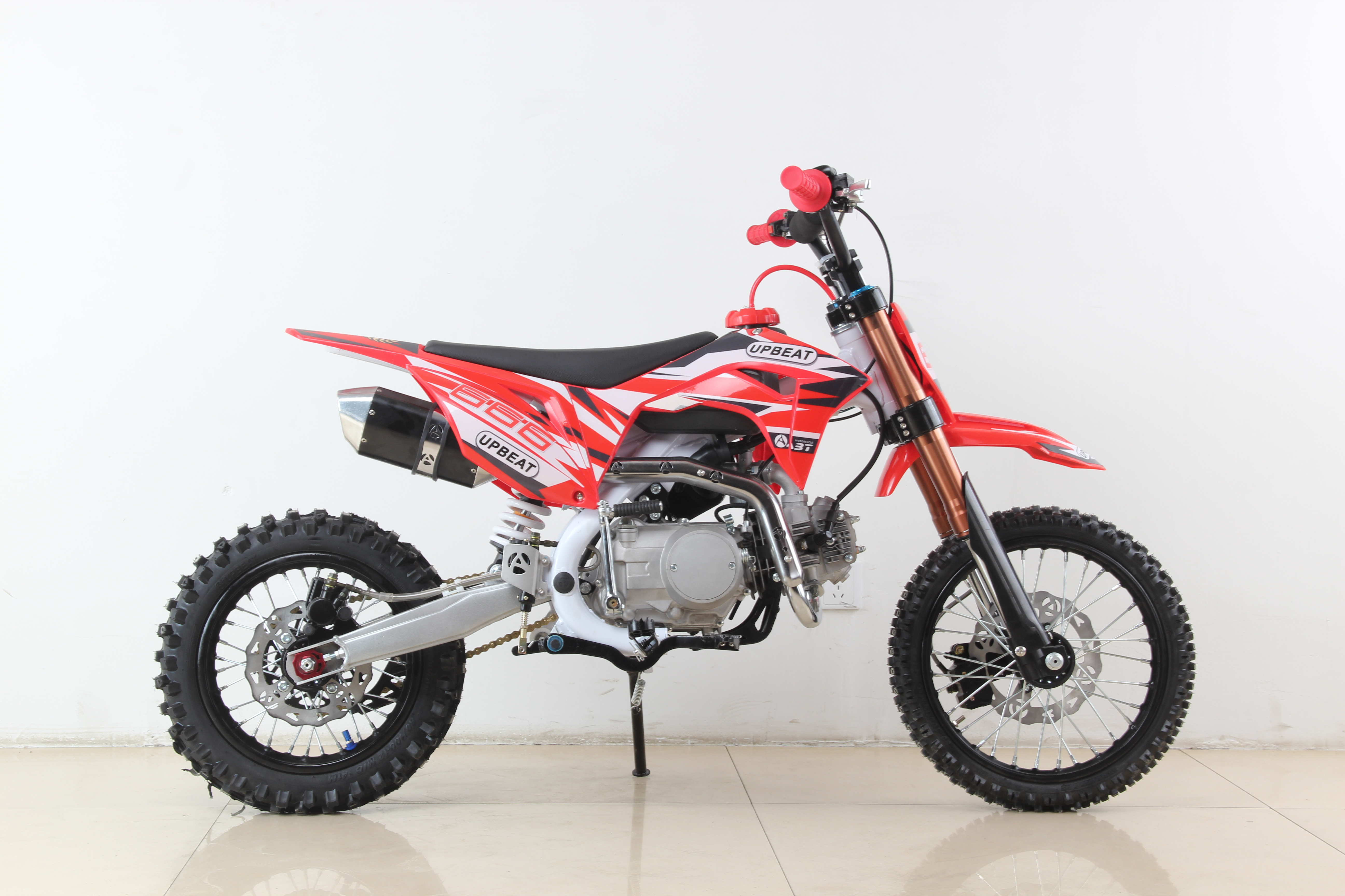 Hot Sale Profession Red Green 2 Stroke Wholesale Racing Motorcycles Dirt Bike 110cc