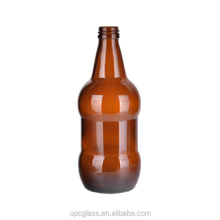 Wholesale Home Brewing Amber Kombucha Beer Glass Bottles with Airtight Easy Wire Swing Top Caps