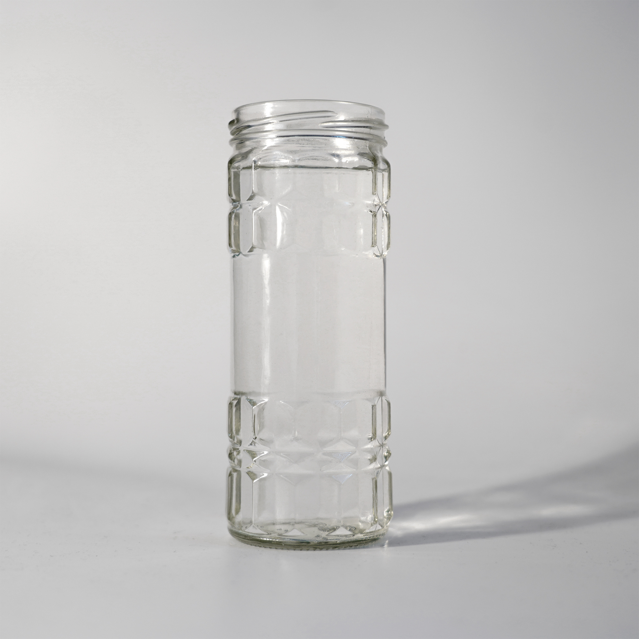 300ML 350ML 400ML 600ML factory direct sale custom glass jar wide mouth bottle airtight container