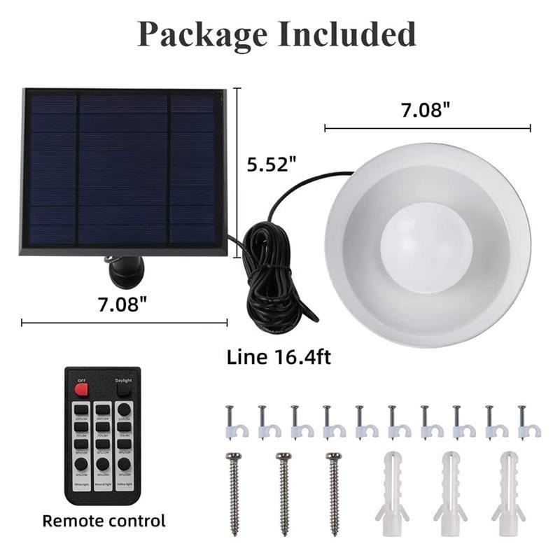 24 LED Solar Indoor Lights Waterproof IP65 Auto On Off Solar Power Pendant Light Outdoor Camp Hanging Lights