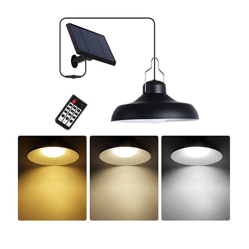 24 LED Solar Indoor Lights Waterproof IP65 Auto On Off Solar Power Pendant Light Outdoor Camp Hanging Lights