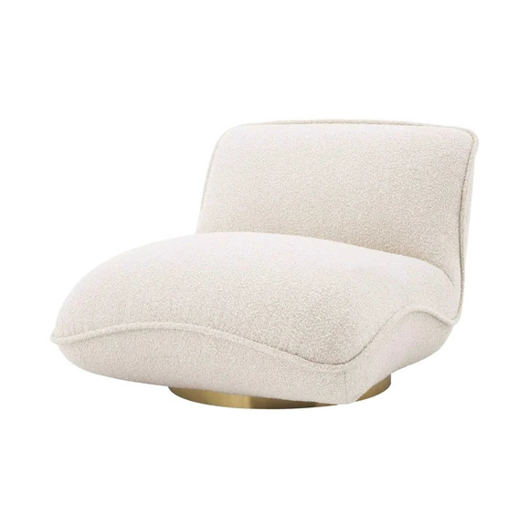 Popular Design Soft Fabric Upholstered Velvet Armchair Custom Design Metal Base Luxury Sofa Lounge Chair For Living Room