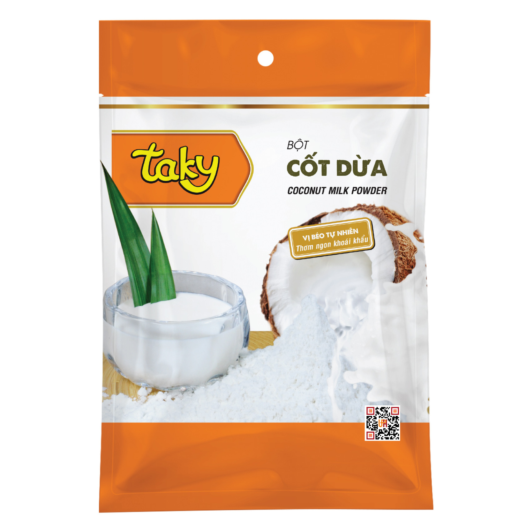 Coconut milk powder 50gram for dishes that need coconut milk such as curry, crispy pancake mix, jelly - Wholesale Vietnam Taiky