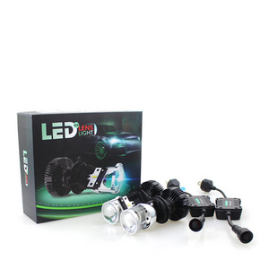 Super Bright led Projector H4 Mini Lens LED Headlight Bulbs 36W 5000LM Hi Low Beam Car light