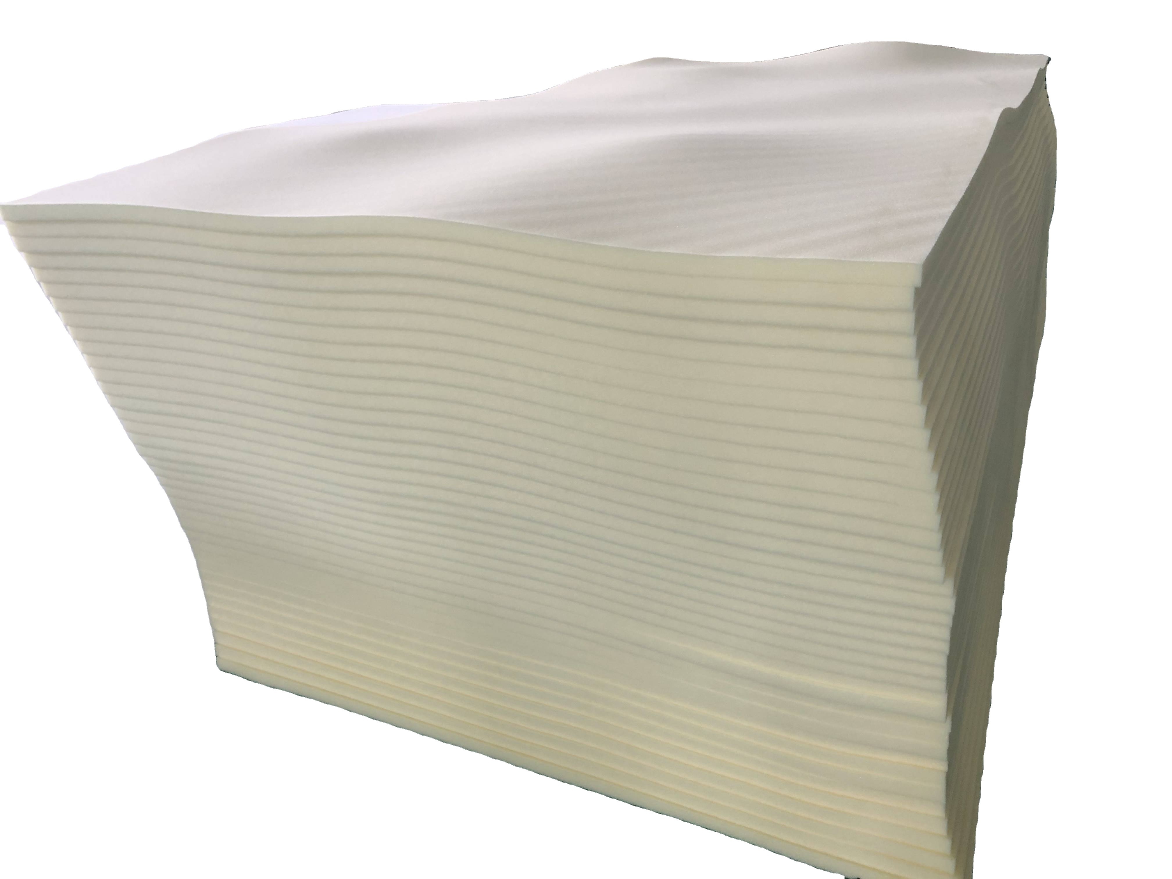 Different thickness foam sheet for furniture manufacture 2 inch foam sheet or 5cm foam