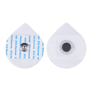 Disposable foam and nonwoven ecg electrode medical electrode pads