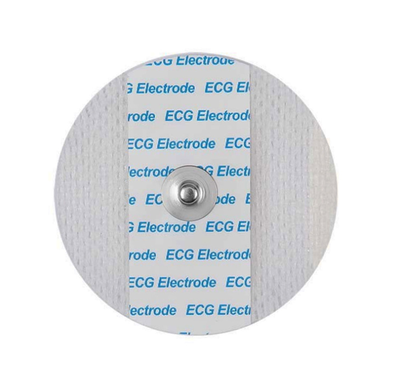 Disposable foam and nonwoven ecg electrode medical electrode pads