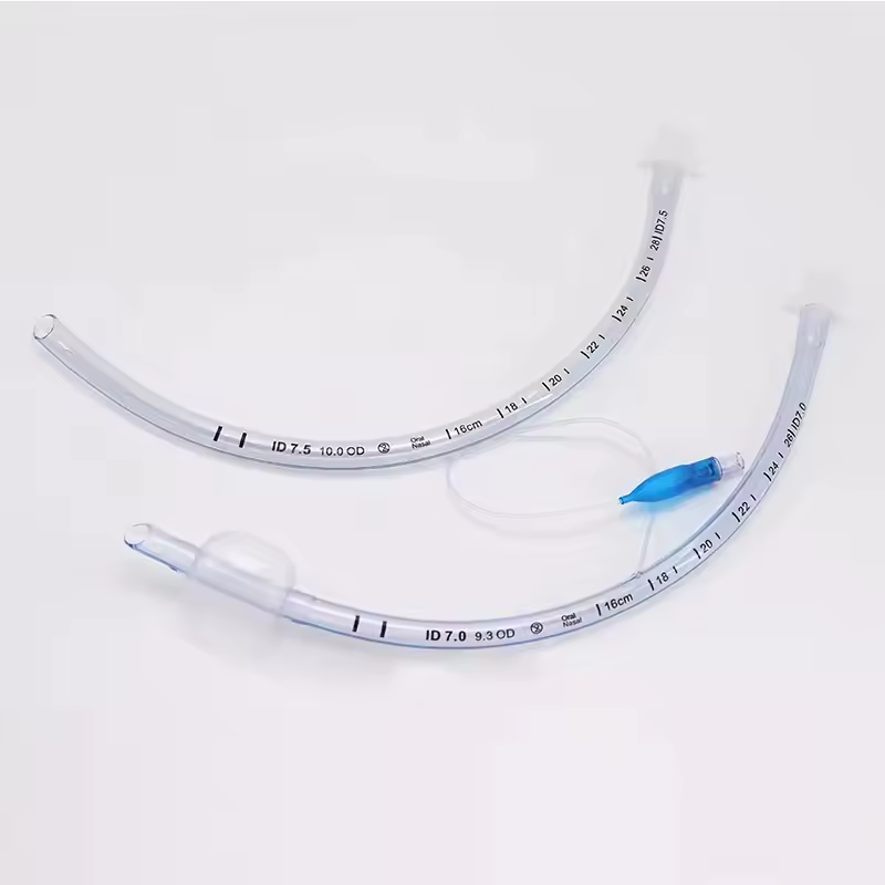 PVC Endotracheal tube with cuff and with connector Medical Disposable Reinforced Oral Cuffed Endotracheal Tube