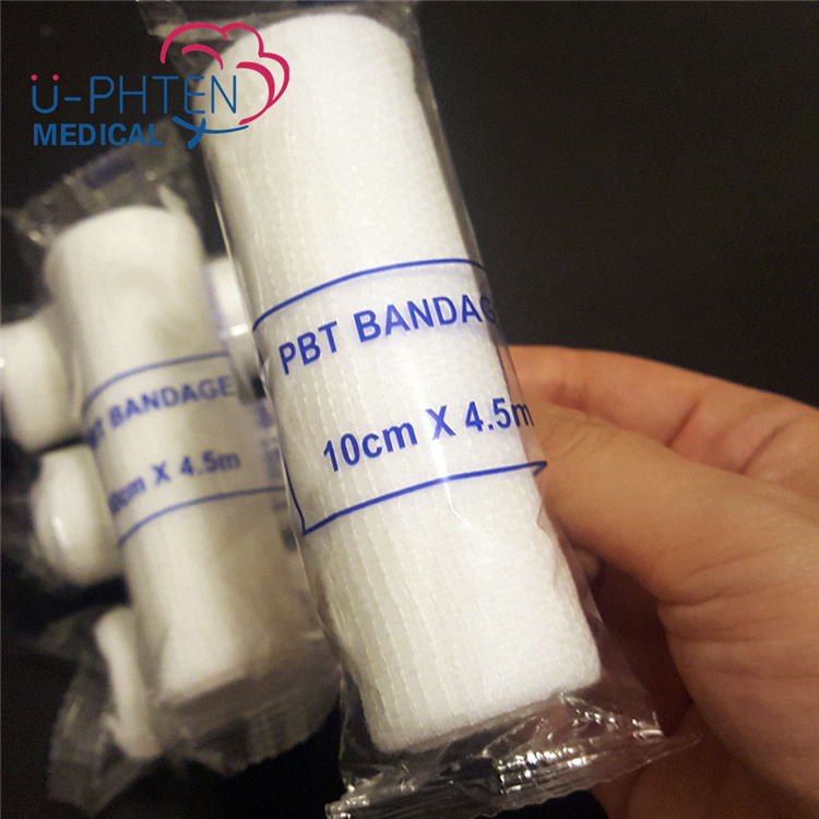 Disposable Medical Wound Care Gauze Dressing Pbt Bandage Pbt Medical Self Adhesive Bandage Wrap Cohesive Bandage