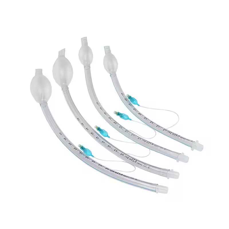 PVC Endotracheal tube with cuff and with connector Medical Disposable Reinforced Oral Cuffed Endotracheal Tube