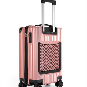 Wholesale Customized ABS Hard Shell mini luggage suitcase Travel pink luggage sets  suitcases luggage 3 pieces set