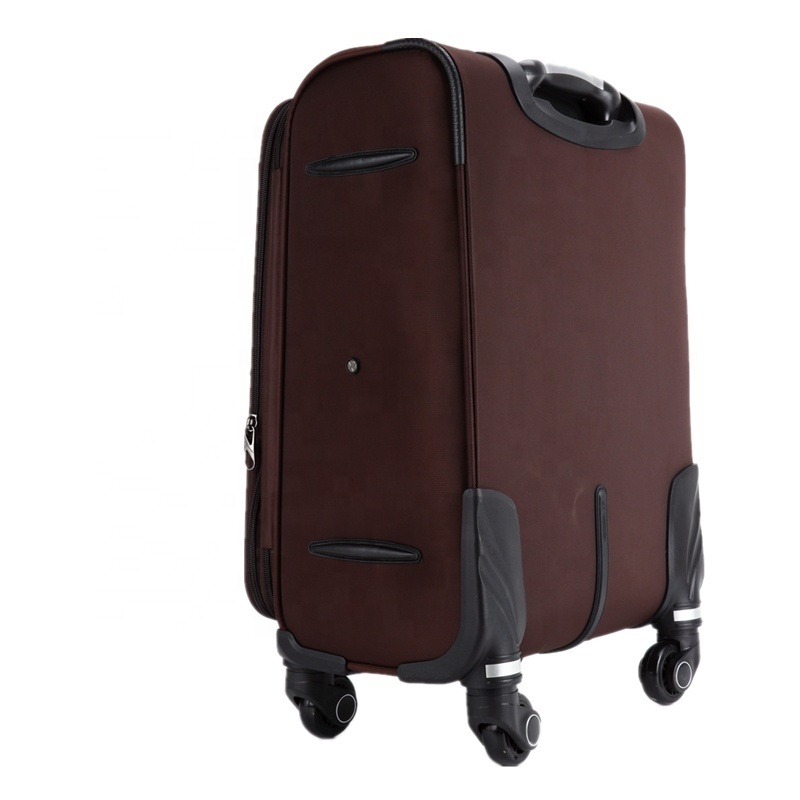 High capacity Custom Oxford travel trolley luggage bag with wheels Carry On Luggage 4 wheel travel bag wholesale luggage