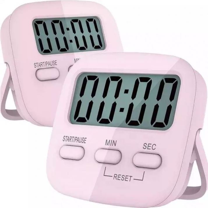 Timer Change Kitchen Timer Electronic Square Kitchen Countdown Alarm Magnet Clock Kitchen Timer Digital Lcd Display