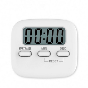 Timer Change Kitchen Timer Electronic Square Kitchen Countdown Alarm Magnet Clock Kitchen Timer Digital Lcd Display