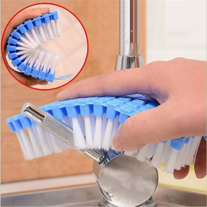 Faucet Bathtu Brushes 24" Vent Pipe Cleaner Curved Soft Brush Plastic Cleaning New Creative Household Products Brush