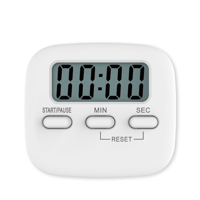 Square Cooking Count Up Countdown Alarm Sleep Stopwatch Temporizador Clock Utensil Super Thin Lcd Digital Screen Kitchen Timer