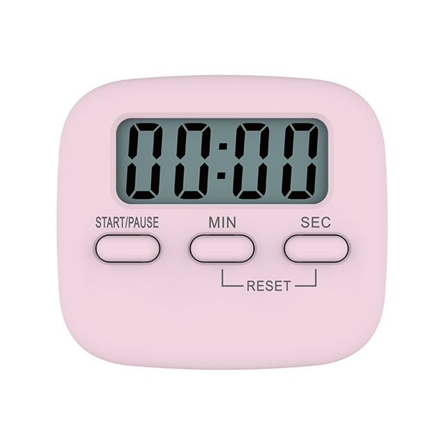 Square Cooking Count Up Countdown Alarm Sleep Stopwatch Temporizador Clock Utensil Super Thin Lcd Digital Screen Kitchen Timer