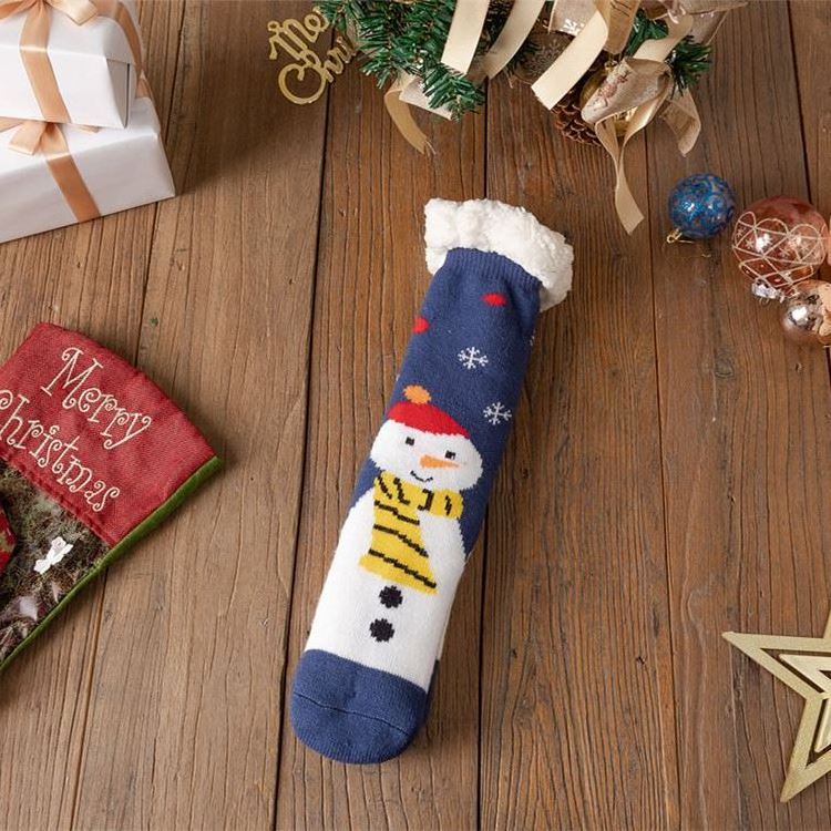 Stocking Cotton Elegant Custom 20*18Cm 2023 New 6 Colors Snowman Christmas Trees High-Quality Women Knit Christmas Stockings