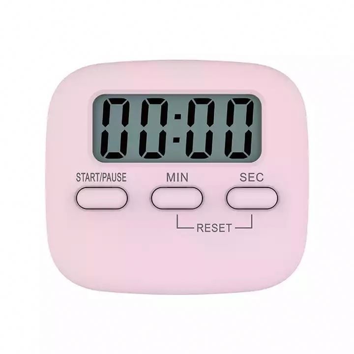 Timer Change Kitchen Timer Electronic Square Kitchen Countdown Alarm Magnet Clock Kitchen Timer Digital Lcd Display