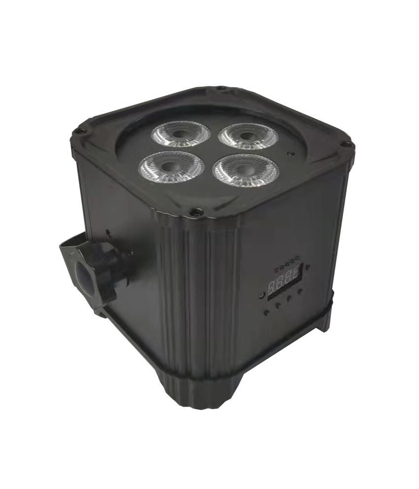 light stage effect lighting with remote controller 4*18W RGBWA UV wireless DMX512  LED Battery Powered Par Uplight