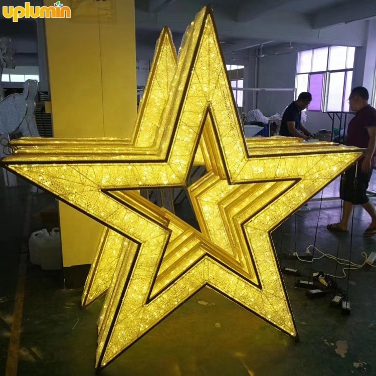 IP65 Outdoor Christmas Decoration Led Big Star Christmas Light