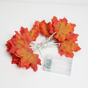 battery box light string Halloween room courtyard decoration LED simulation maple leaf pumpkin light