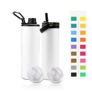 30 64 oz travel tumbler cup sublimation blank sport vacuum double wall drink water bottle for diy gift