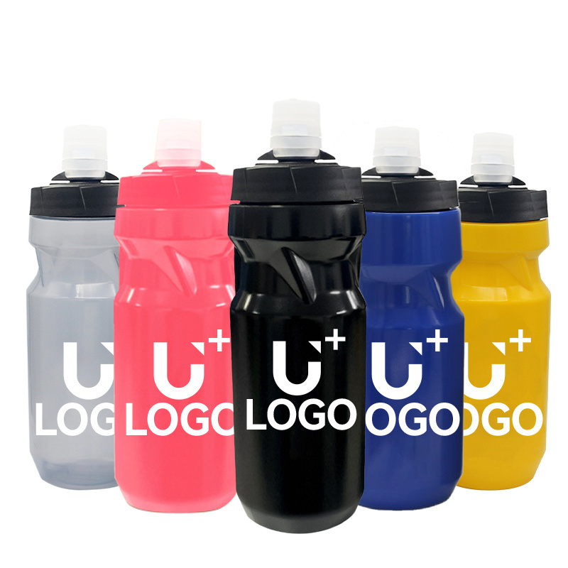 Light weight Bicycle Cycling Mountain cup 600ML/700ml Custom logo Sports Drink Plastic Water Bottle with air seal lid