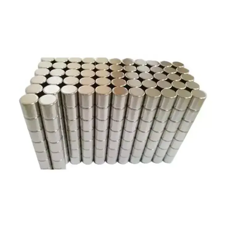 Custom Small N45 N52 Magnet Bar Disc Neodymium Ndfeb Magnet Rod Magnetic Materials Rare Earth Magnets Cylinder For Sale