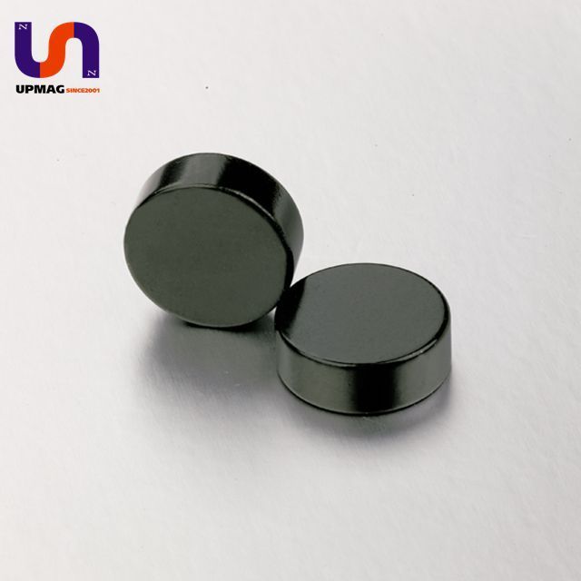 Waterproof Powerful Magnets N35 Neodymium Permanent Disc Magnet With Black Epoxy Coating