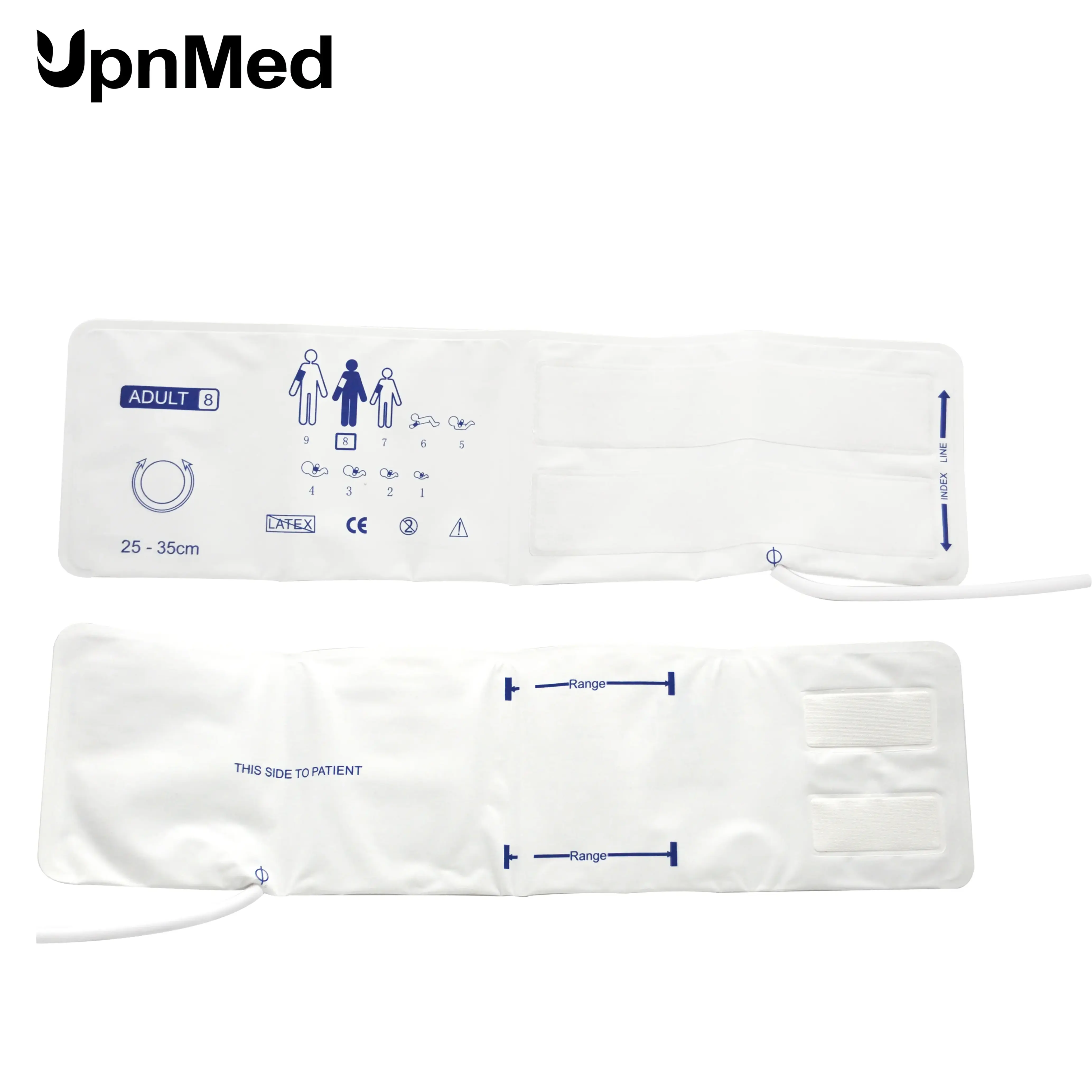 Disposable Adult bp cuff 25-35cm single blood pressure nibp cuff