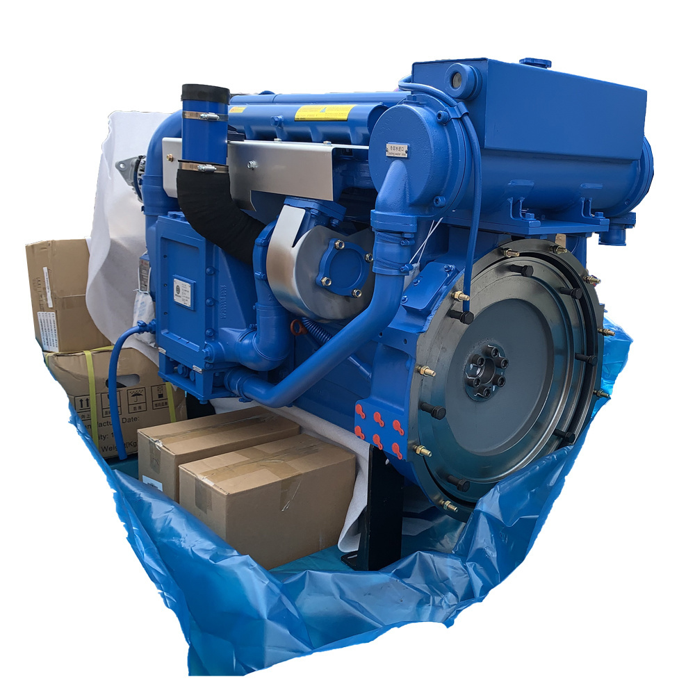 6 Cylinder boat engine 250HP/2500rpm WEICHAI marine diesel engine with gearbox WP6 boat engine diesel inboard motor