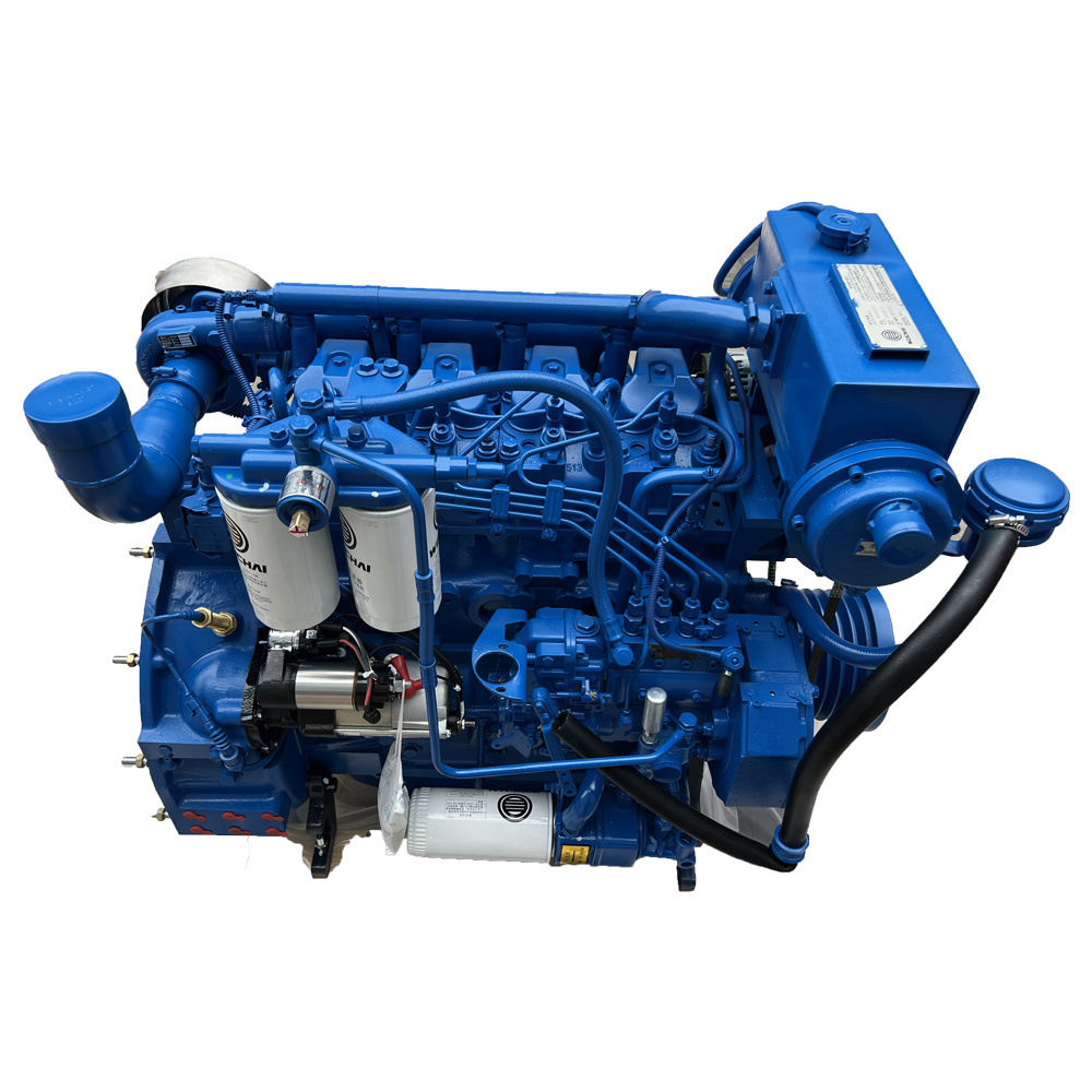 120hp Boat Motor Original Boat Fishing Machine 4stroke Marine Diesel Engine with Gearbox 40 to 60 Hp 4 Stroke Mesin Boat 4 Tak