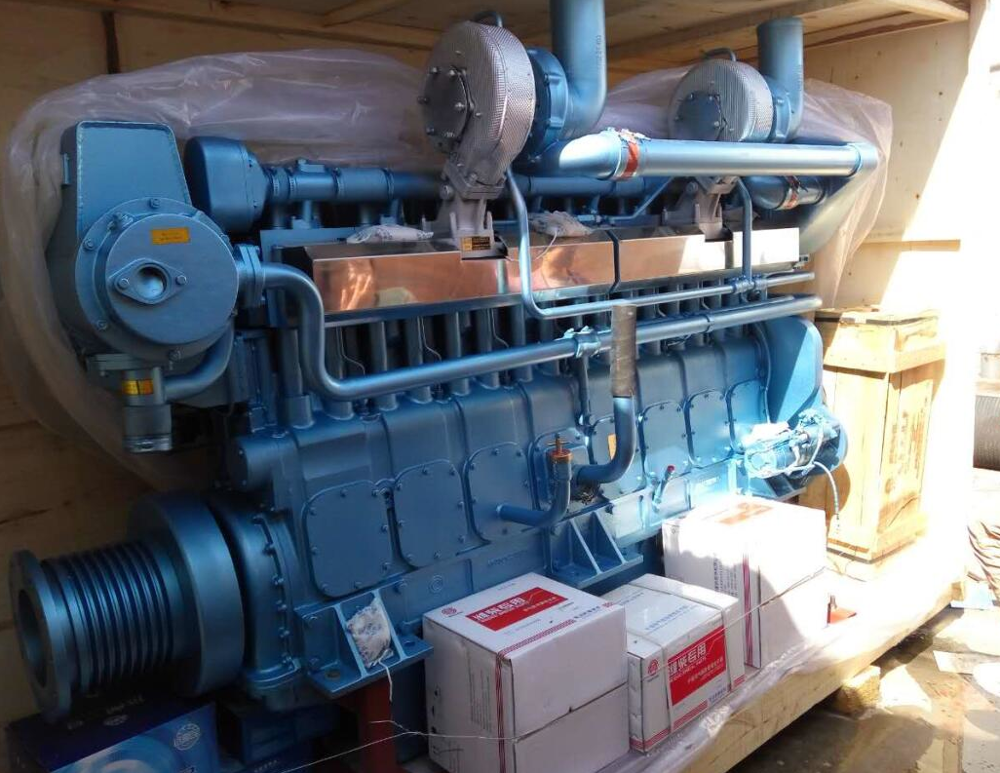 Weichai 818hp 8170ZC818-3 Marine Engine for Boat Provided Genuine 16 Hot Sale Engine 4 Stroke Engine for Bobcat Ct 335 Tractor