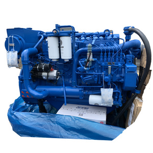 6 Cylinder boat engine 250HP/2500rpm WEICHAI marine diesel engine with gearbox WP6 boat engine diesel inboard motor