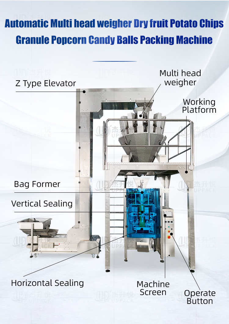 Automatic Weighing High Speed Small Grains Fertilizer Bags Urea Seed Beads Packing Machine